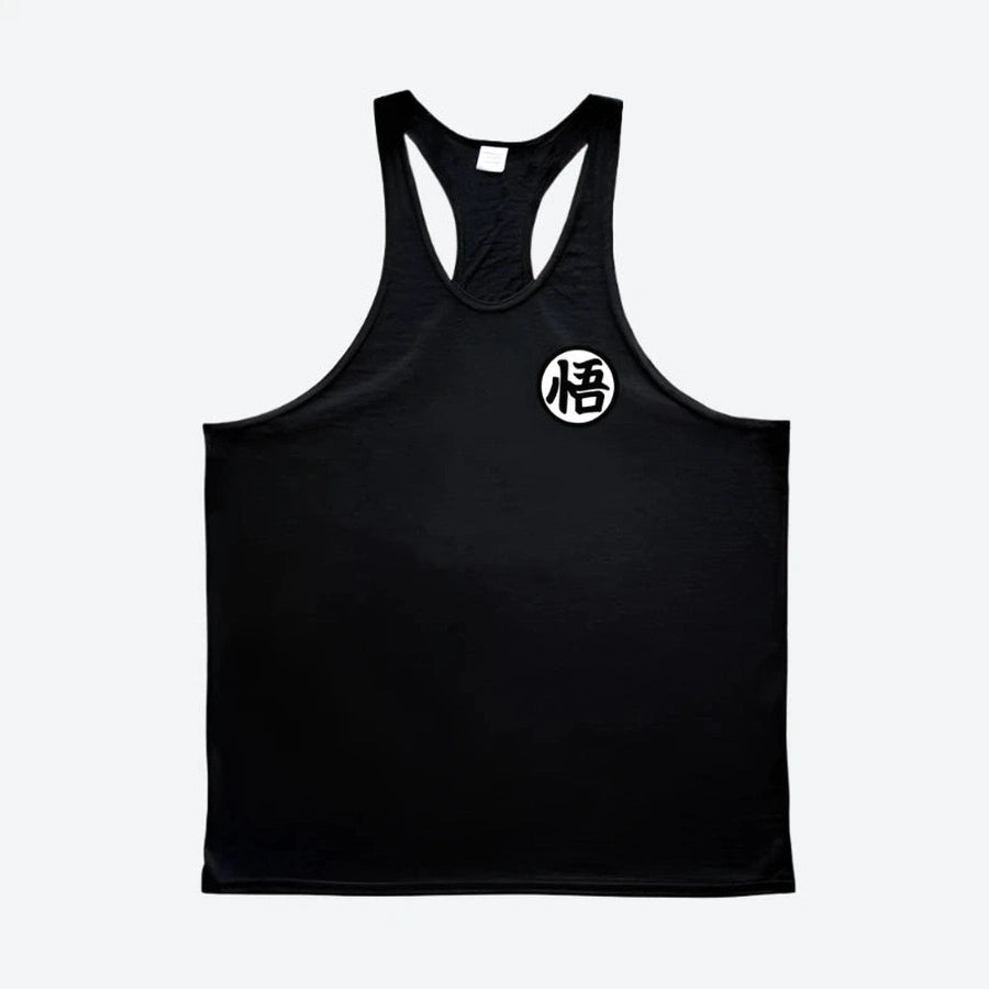 Anime-Inspired Sleeveless Racerback Tank Tops