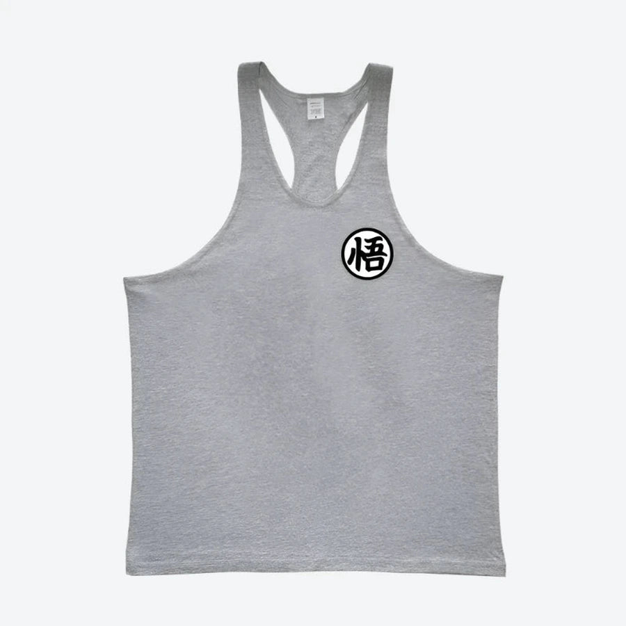 Anime-Inspired Sleeveless Racerback Tank Tops