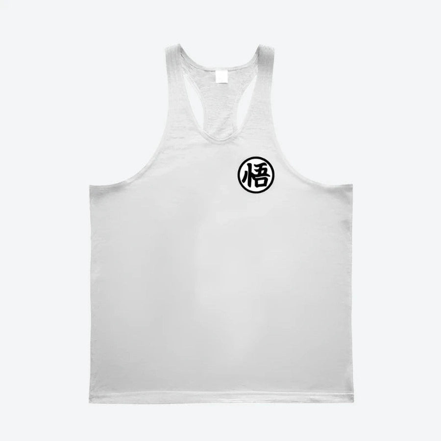 Anime-Inspired Sleeveless Racerback Tank Tops