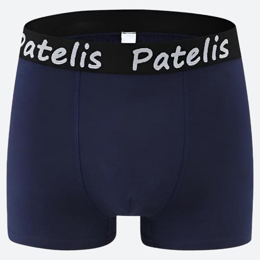 Branded Elastic Waistband Stretch Boxer Briefs