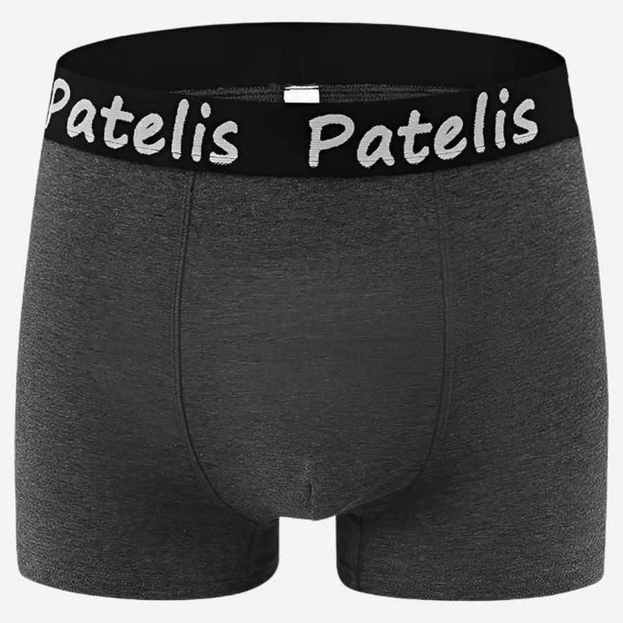 Branded Elastic Waistband Stretch Boxer Briefs