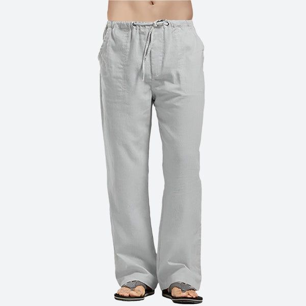 Breathable Straight Fit Linen Pants