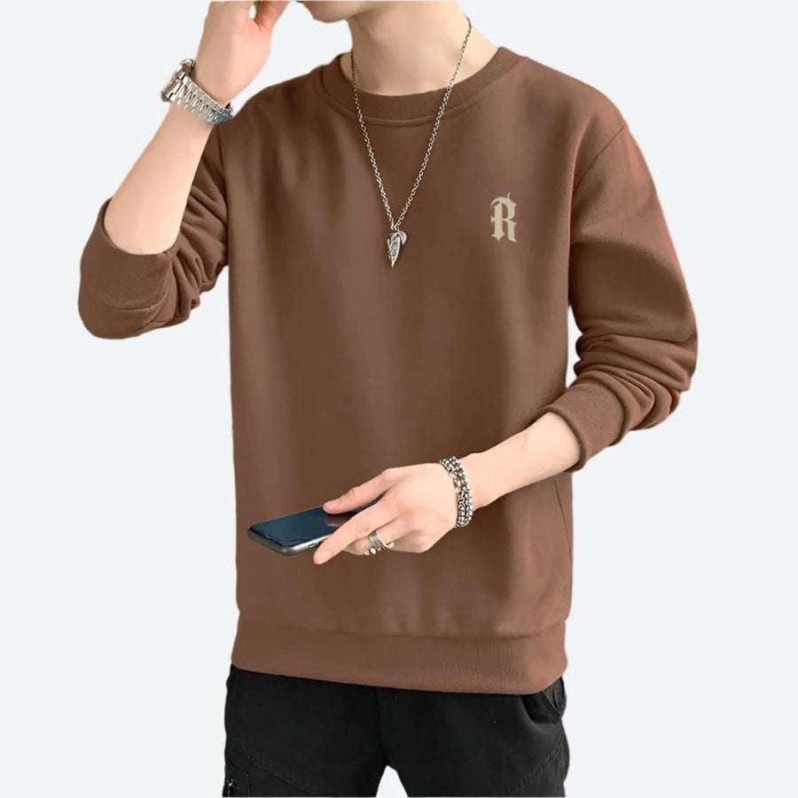 Casual Crewneck Long Sleeve Sweatshirts