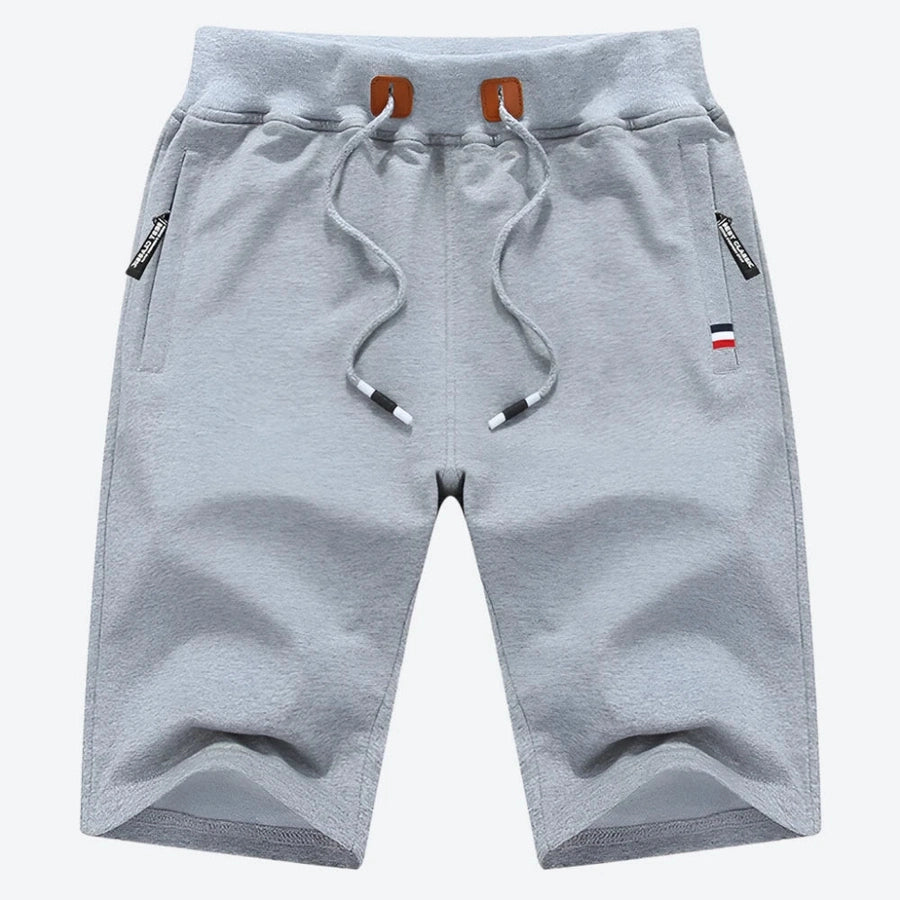 Casual Drawstring Athletic Shorts with Pockets