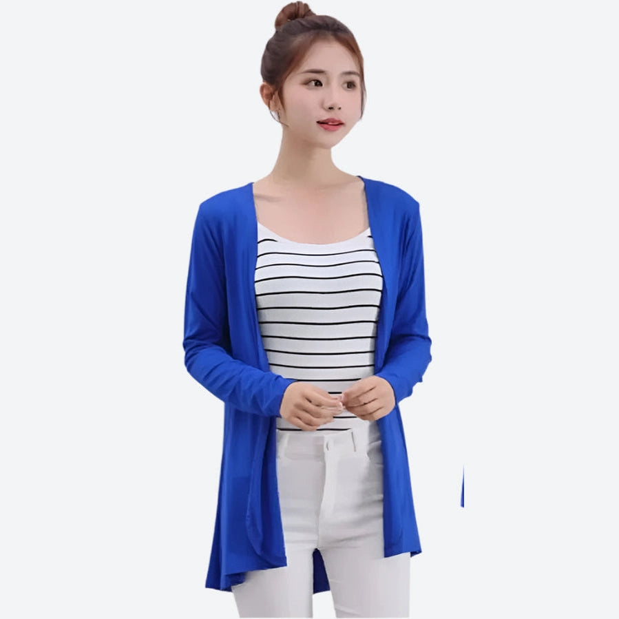 Casual Lightweight Open-Front Cardigans