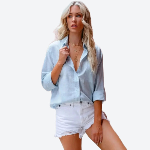 Casual Loose-Fit Long-Sleeve Shirts