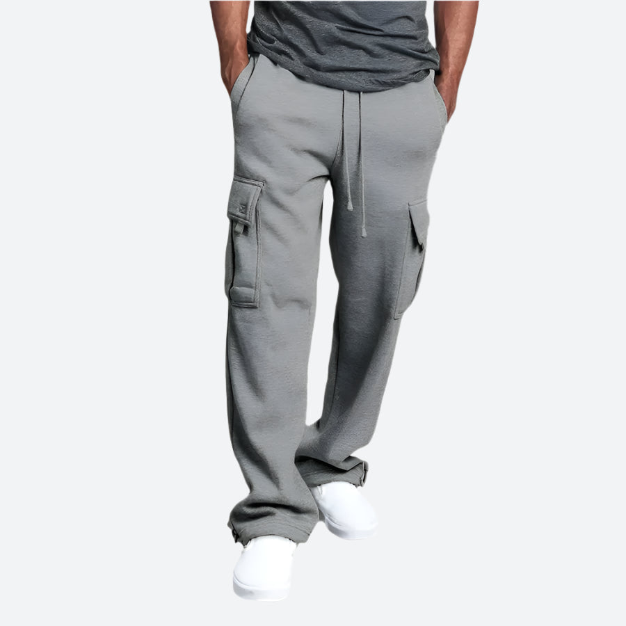 Casual Wear Drawstring Cargo Sweatpants