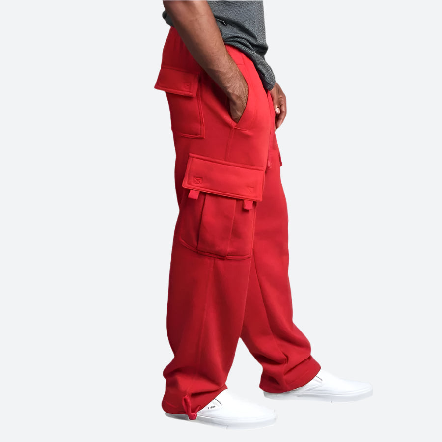 Casual Wear Drawstring Cargo Sweatpants