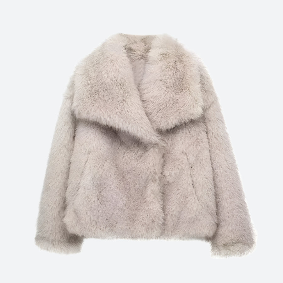 Chic Oversized Faux Fur Winter Jackets