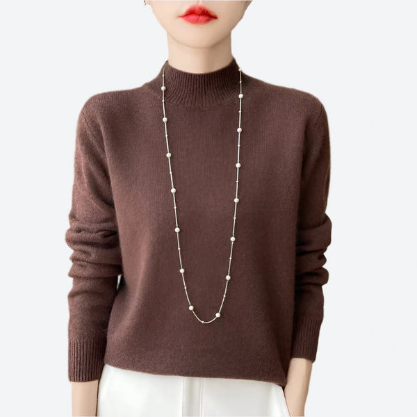 Classic High-Neck Knitted Sweaters