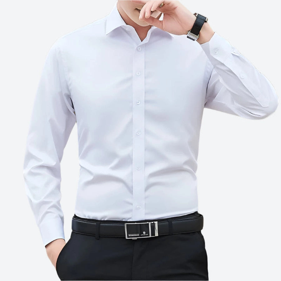 Classic Long-Sleeve Button-Up Shirts