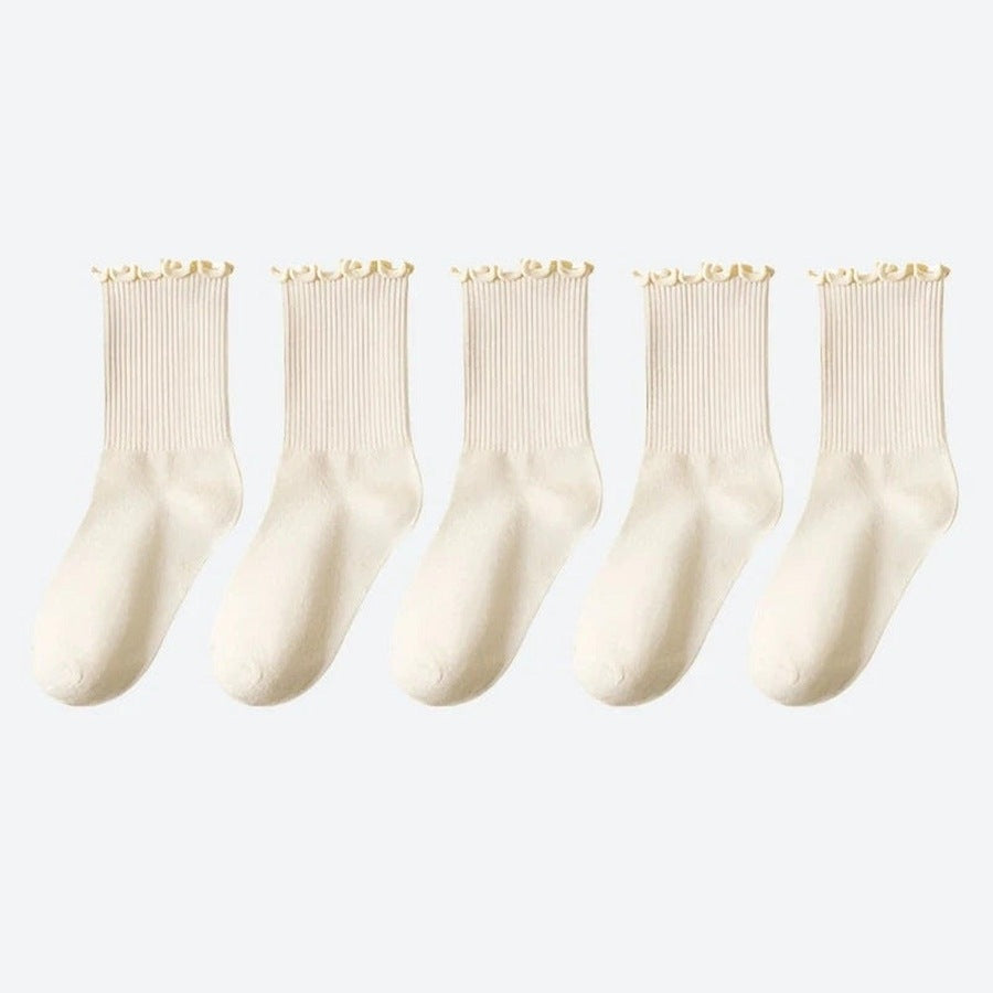 Comfortable Breathable Cotton Crew Socks