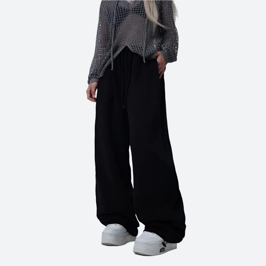 Comfy Relaxed-Fit Elastic Waist Sweatpants