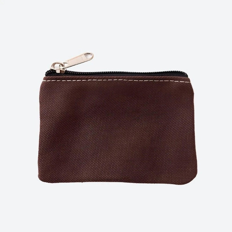 Compact Zippered Coin Pouch Bags