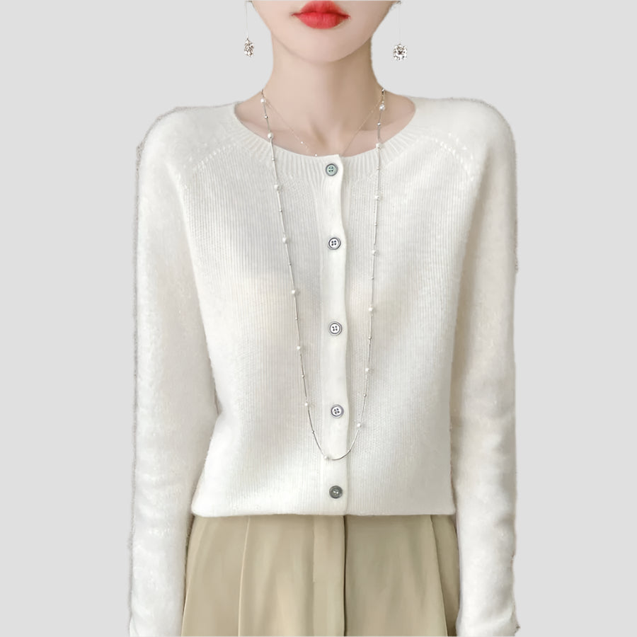 Cozy Button-Front Fluffy Knit Cardigans