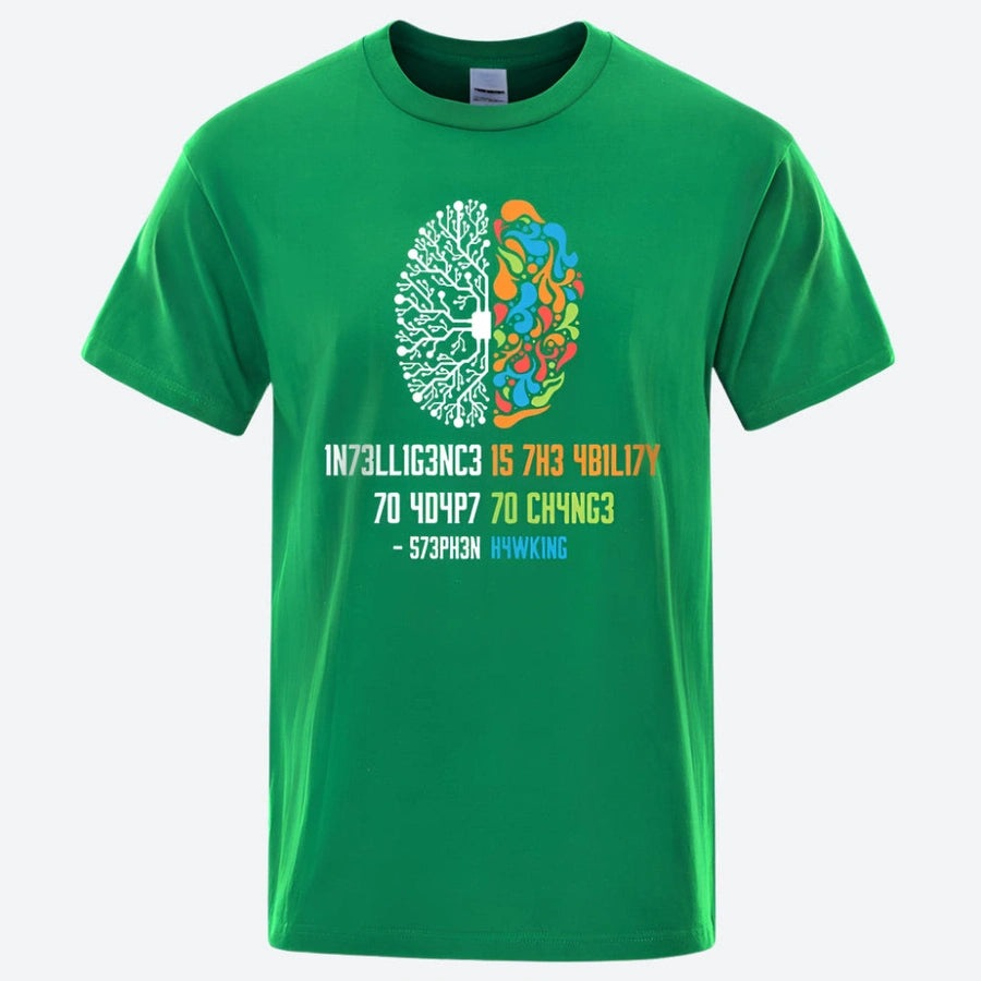 Creative Brain Graphic Quote T-Shirts