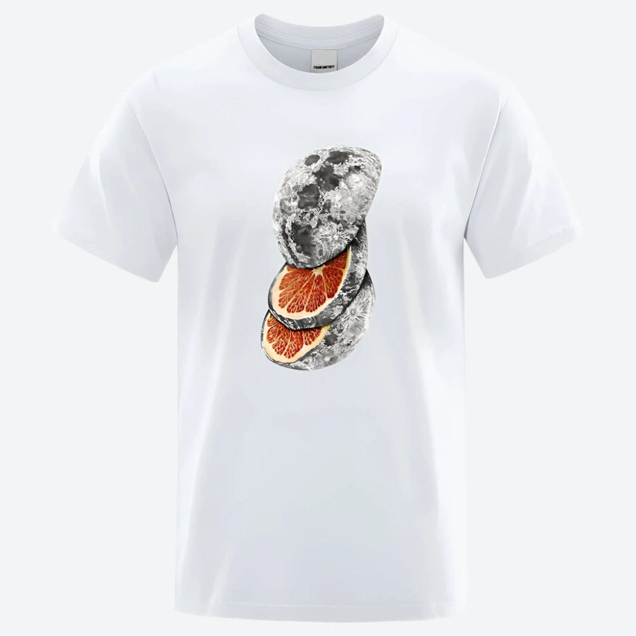Creative Moon Citrus Graphic T-Shirts