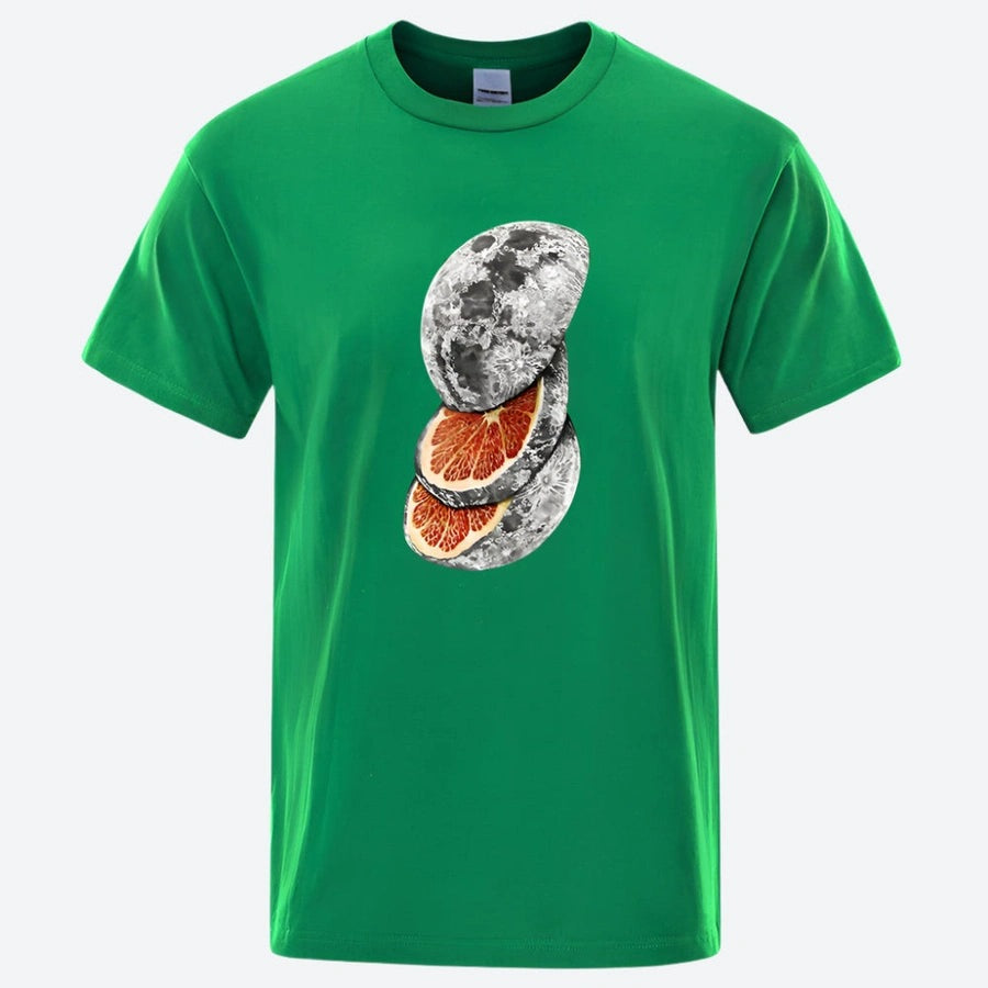 Creative Moon Citrus Graphic T-Shirts