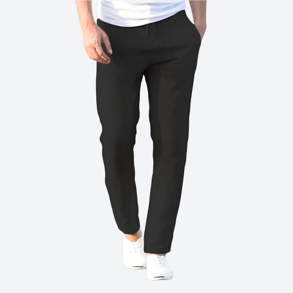 Drawstring Lightweight Straight Fit Pants