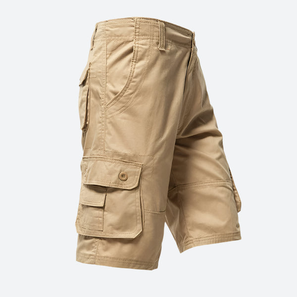 Durable Multi-Pocket Outdoor Cargo Shorts
