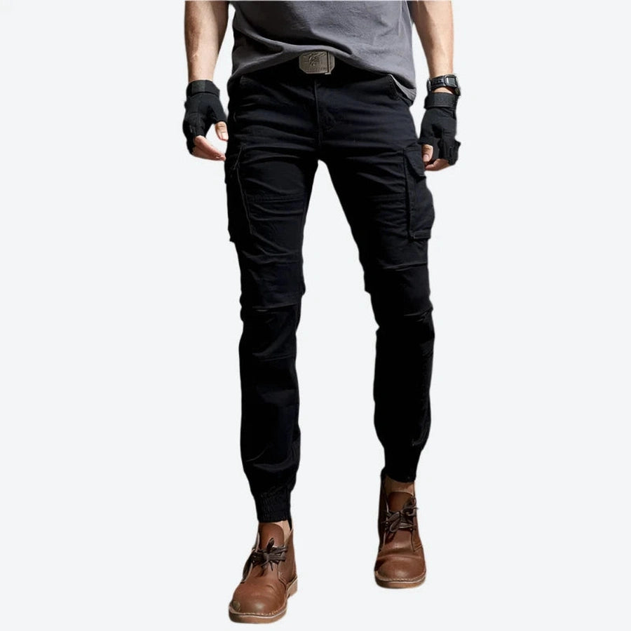 Elastic Cuff Tactical Cargo Pocket Pants