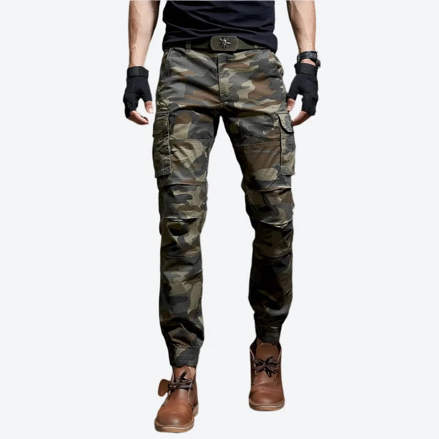 Elastic Cuff Tactical Cargo Pocket Pants