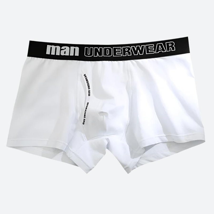 Elastic Waistband Stretch-Fit Boxer Briefs