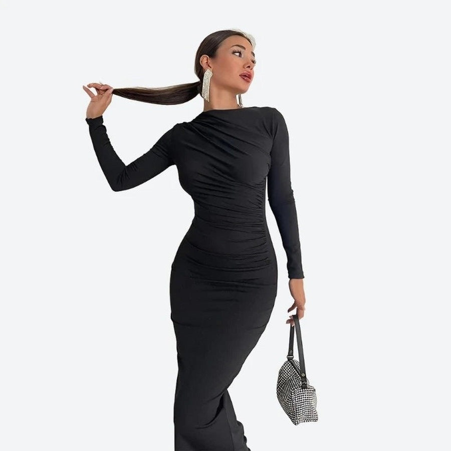 Elegant High Neck Bodycon Dresses