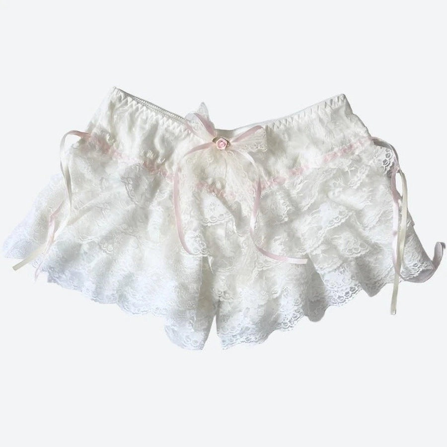 Elegant Lacy Comfortable Sleep Shorts