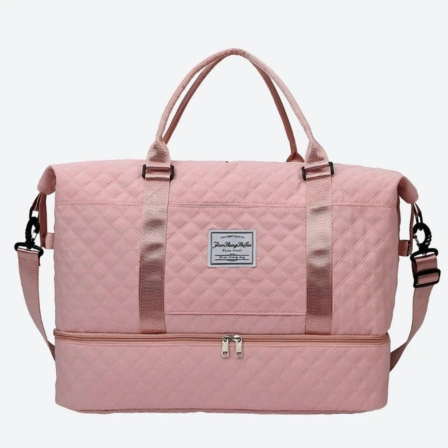 Elegant Quilted Weekend Duffel Bags