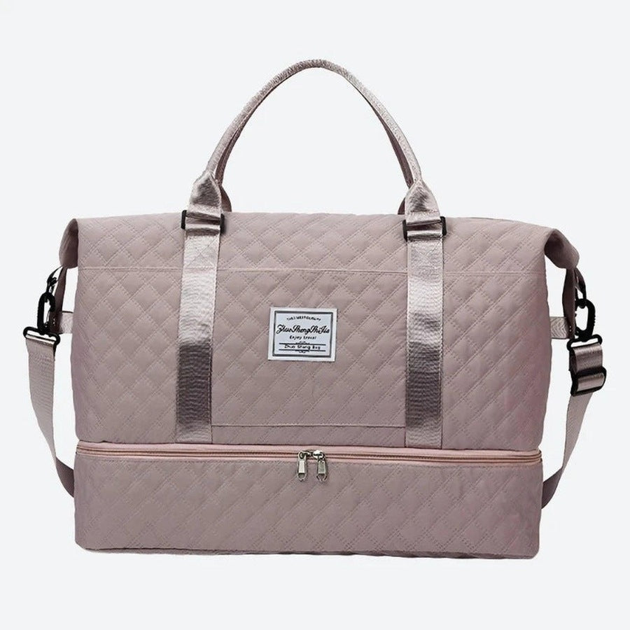 Elegant Quilted Weekend Duffel Bags