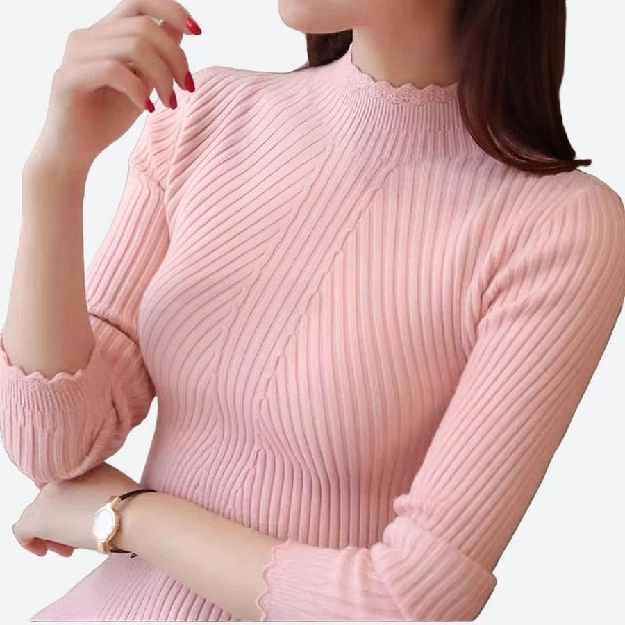 Elegant Sleeveless Mock Neck Tops