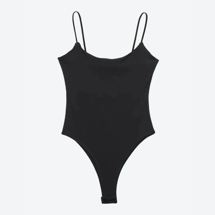 Elegant Spaghetti Strap Bodysuits