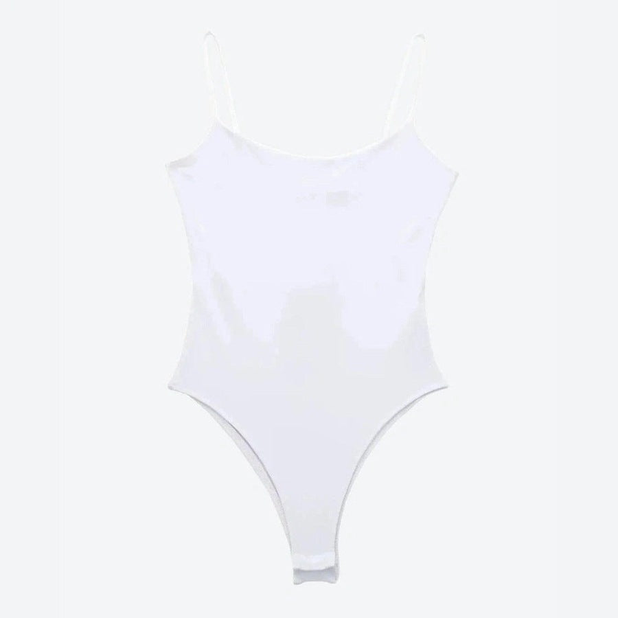 Elegant Spaghetti Strap Bodysuits