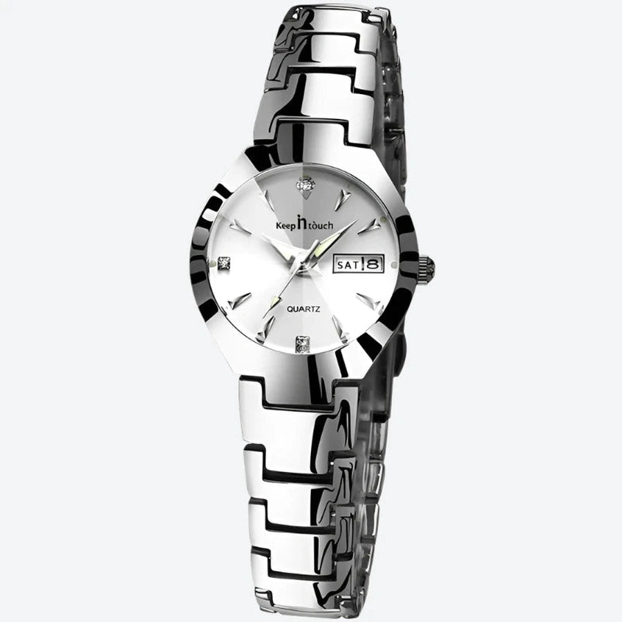 Elegant Stainless Steel Bracelet Watches