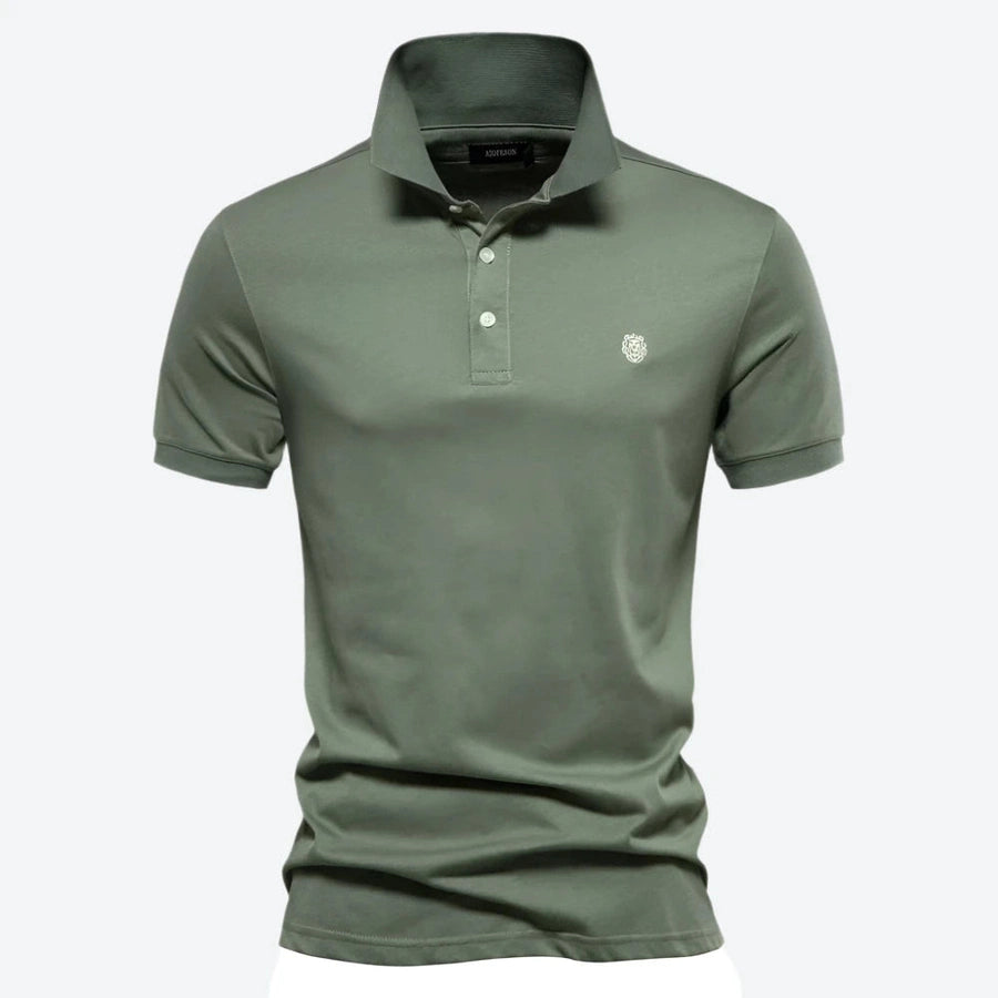 Embroidered Logo Cotton Polo Shirts