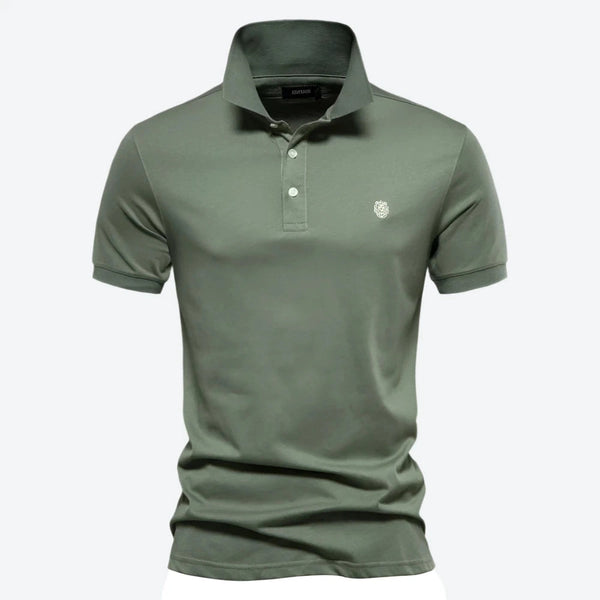 Embroidered Logo Cotton Polo Shirts