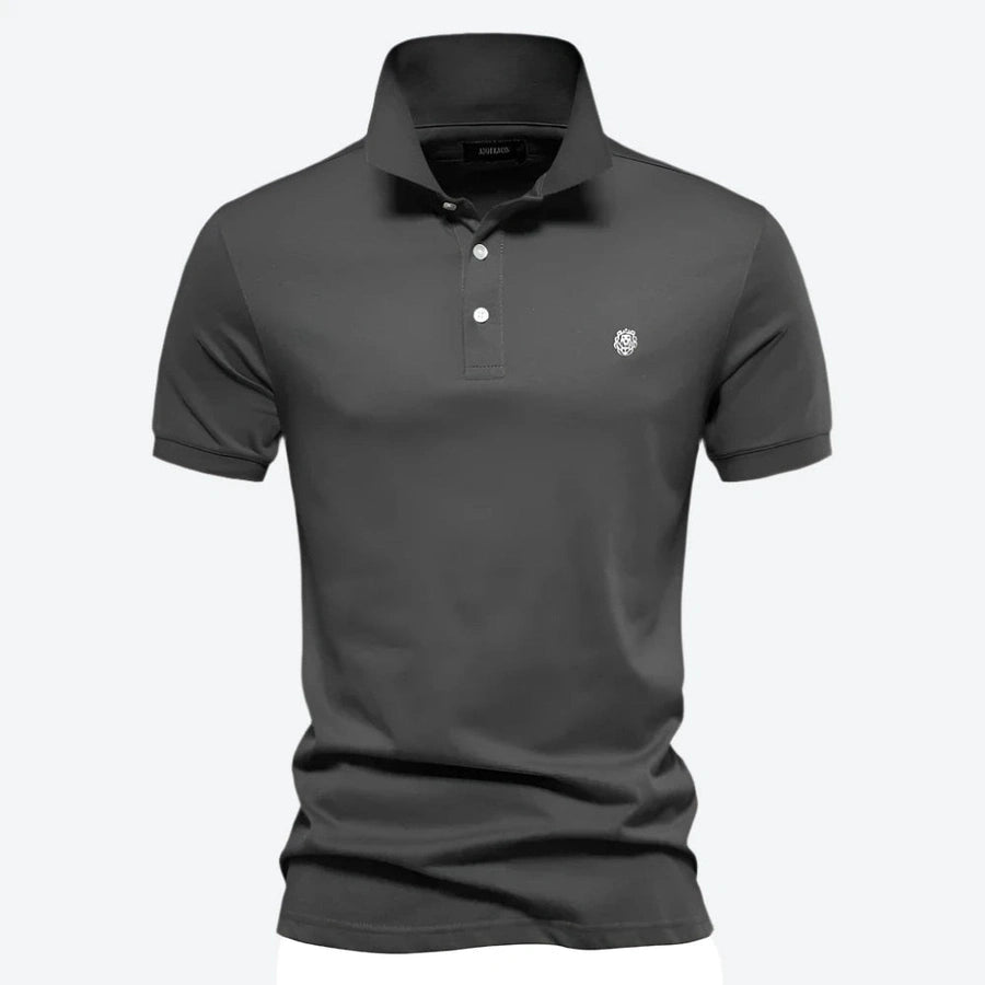 Embroidered Logo Cotton Polo Shirts