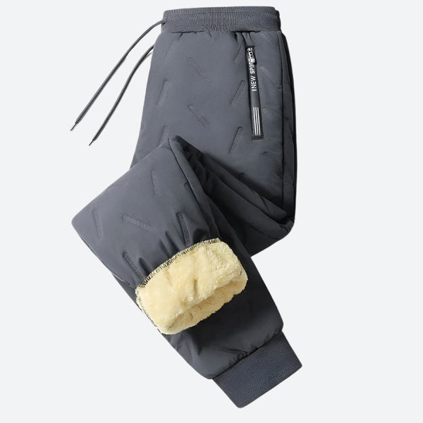 Fleece-Lined Windproof Warm Joggers