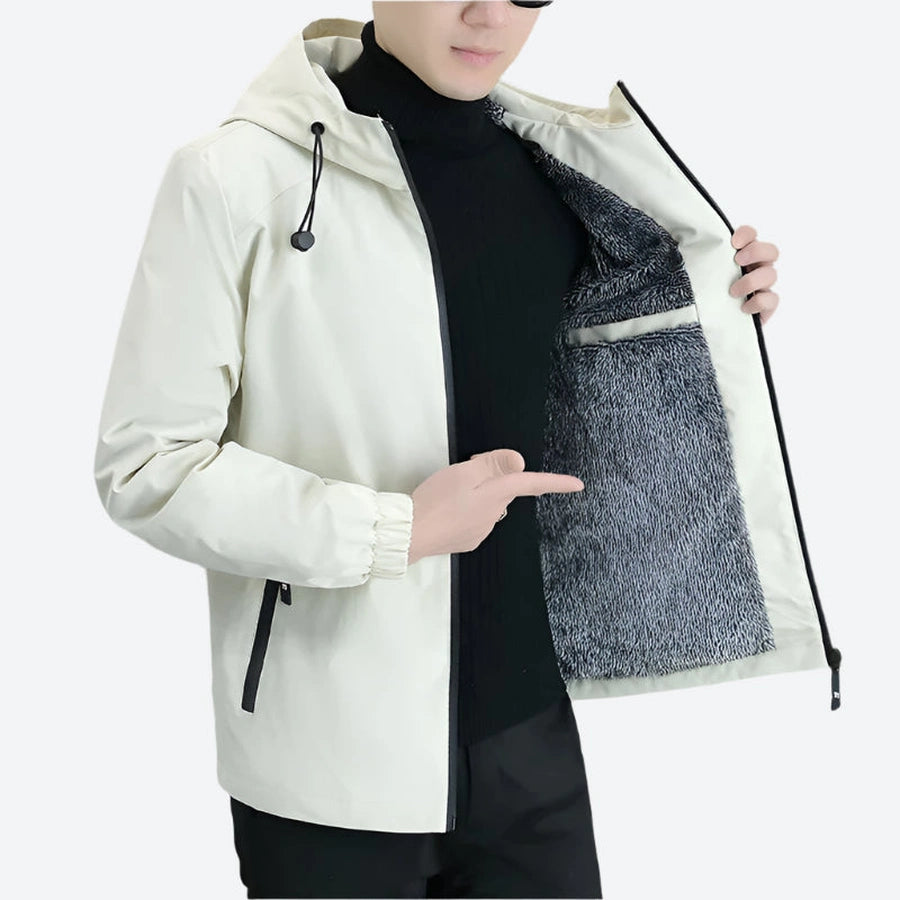 Fleece-Lined Winter Hooded Jackets