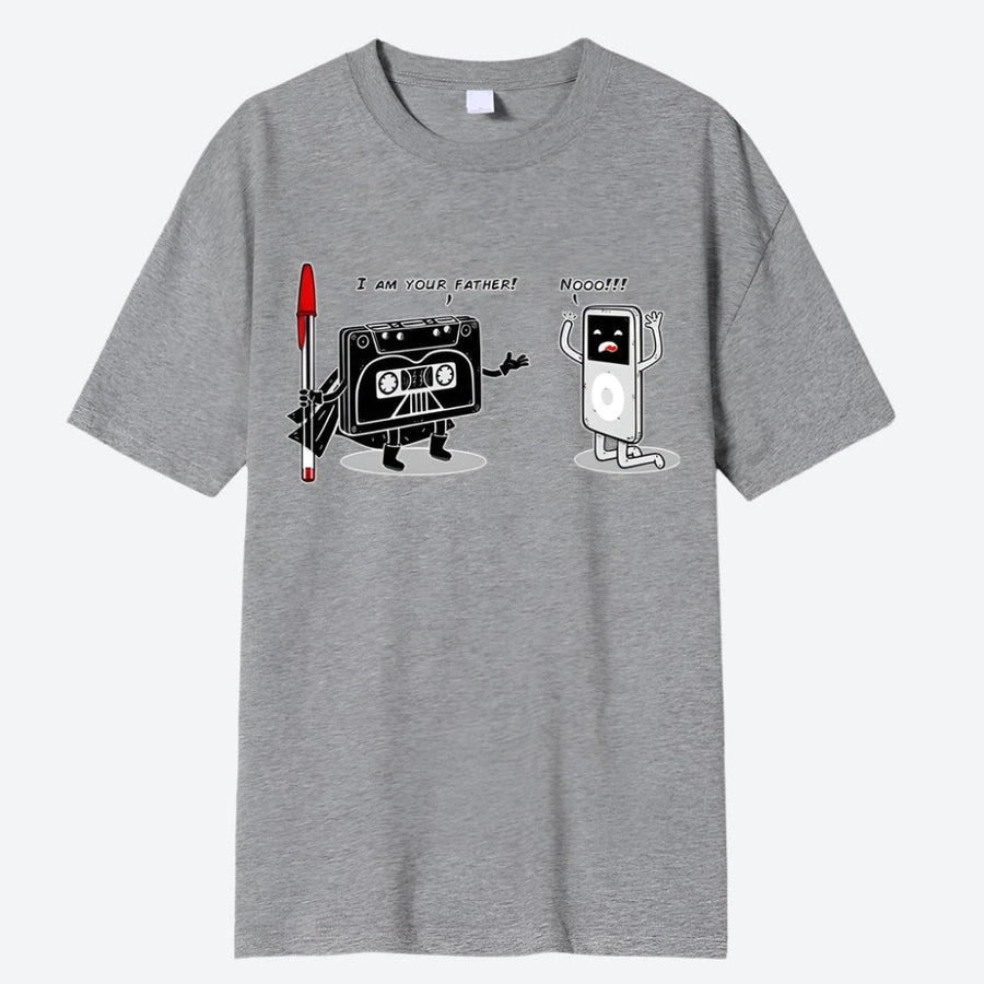 Funny Retro Tape Graphic T-Shirts