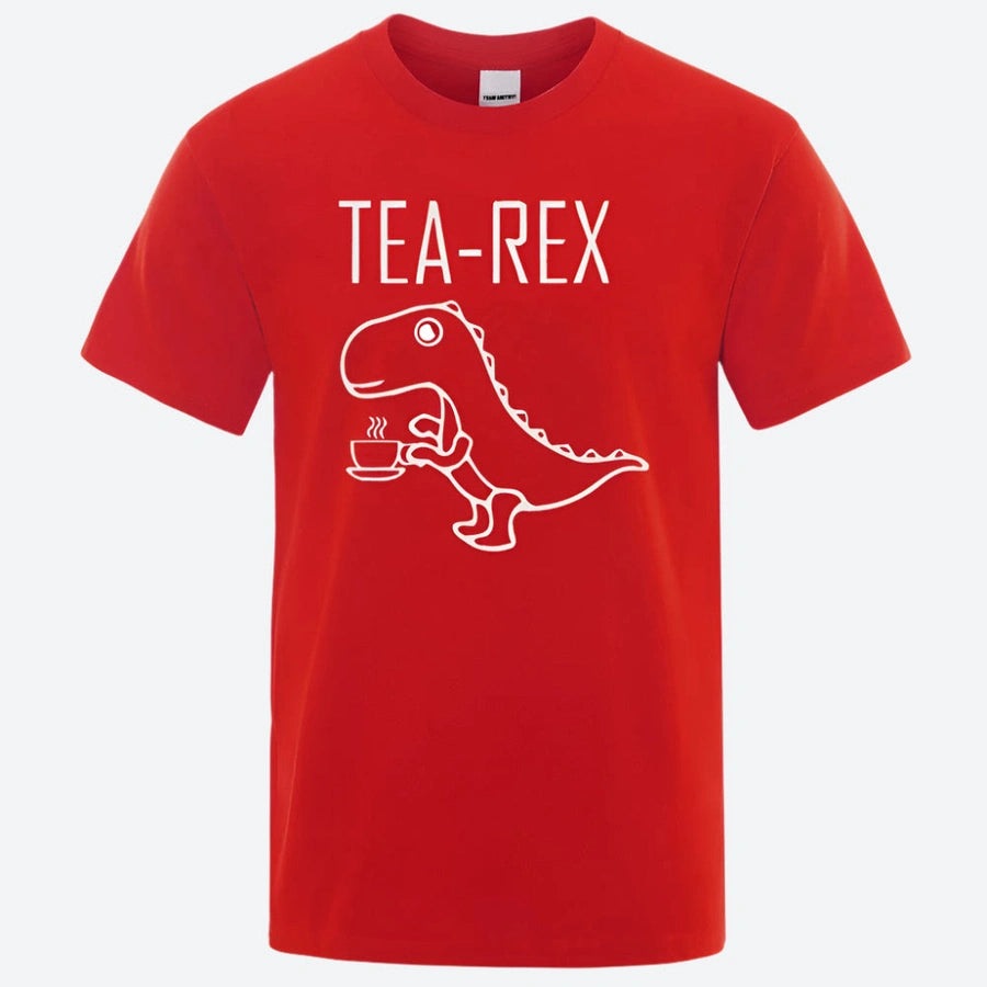 Funny Tea-Rex Dinosaur Graphic T-Shirts