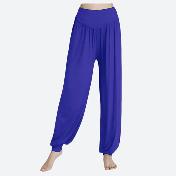 Flowy High-Waisted Yoga Lounge Trousers
