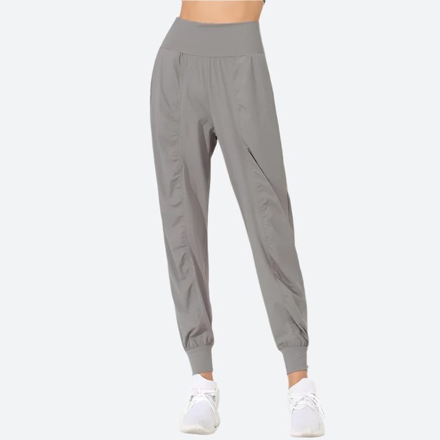 High-Waist Lightweight Jogger Pants