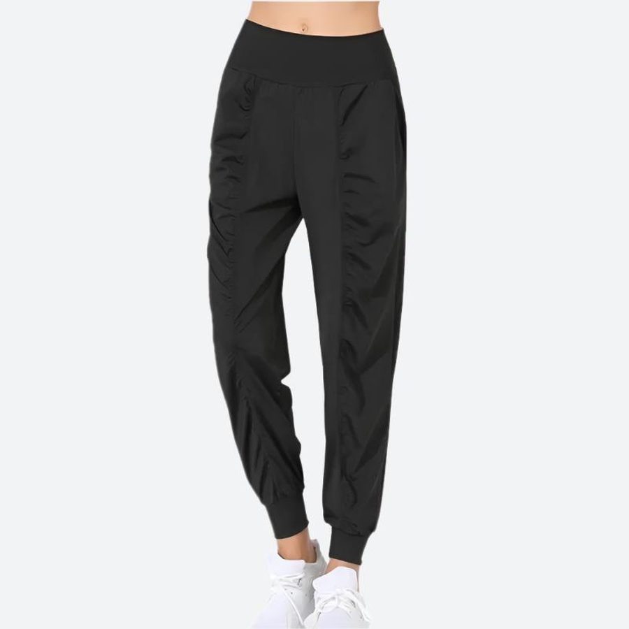High-Waist Lightweight Jogger Pants
