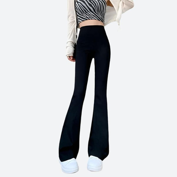 High-Waisted Stretch Flare Yoga Pants