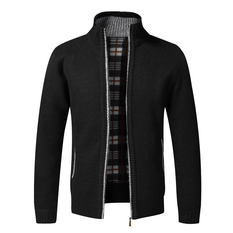 Knitted Fleece-Lined Cardigan Jackets