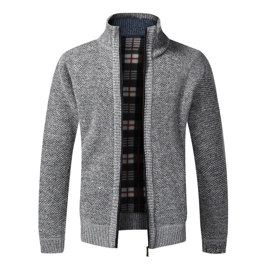 Knitted Fleece-Lined Cardigan Jackets