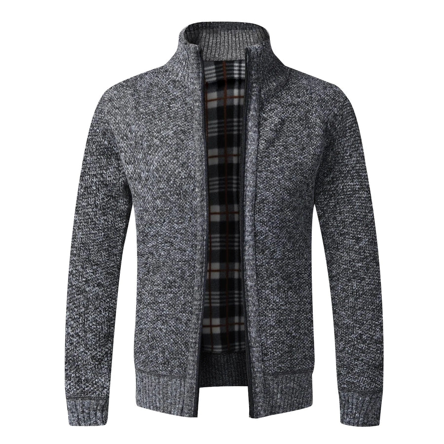 Knitted Fleece-Lined Cardigan Jackets