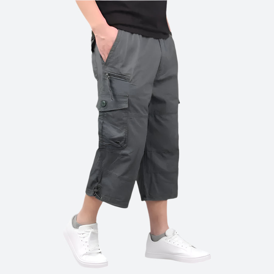 Lightweight Cargo Knee-Length Shorts
